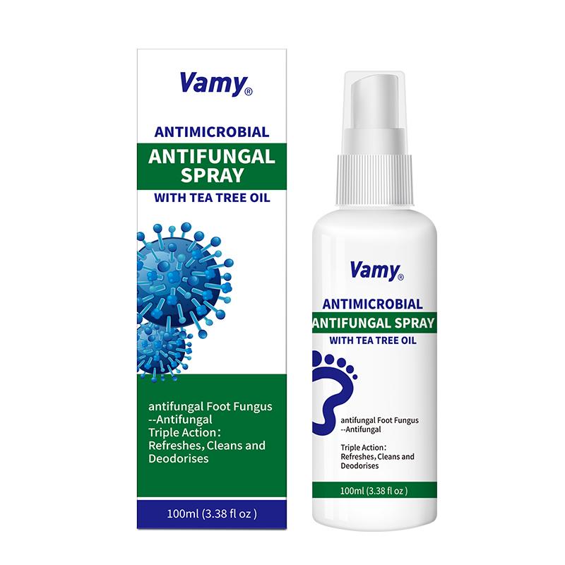 Vamyinfused foot sanitizer spray natural Tea Tree Oil Foot Care Spray and oregano leaf longacting disinfectant antibacterial spray Tinea pedis,itching House antibacterial protection ,itchy skin,foot support ,