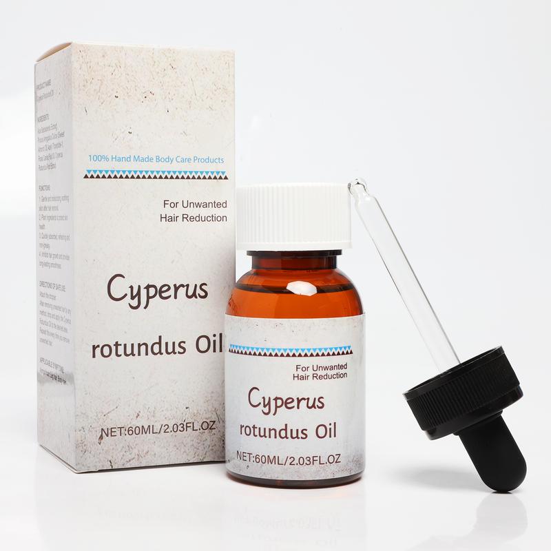 60ml Cyperus Rotundus Oil - The Exquisite Natural Solution for Optimal Hair Removal! A Vigorous Inhibitor of Hair Growth.