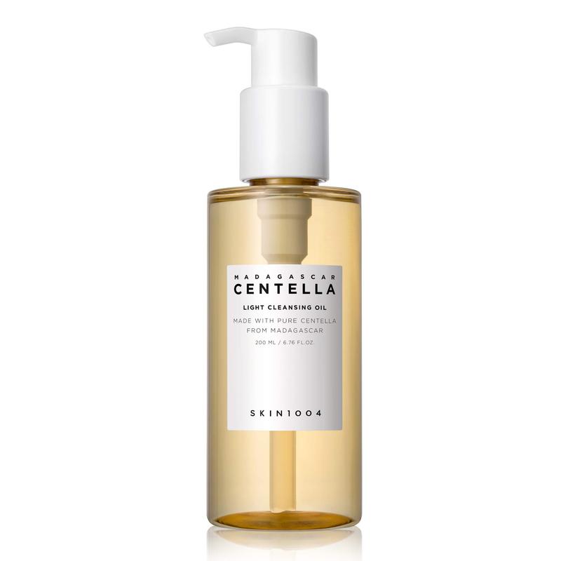 SKIN1004 Madagascar Centella Light Cleansing Oil 6.76 fl.oz, 200ml Gentle Lightweight Makeup Makeup Remover Waterproof Cleanser