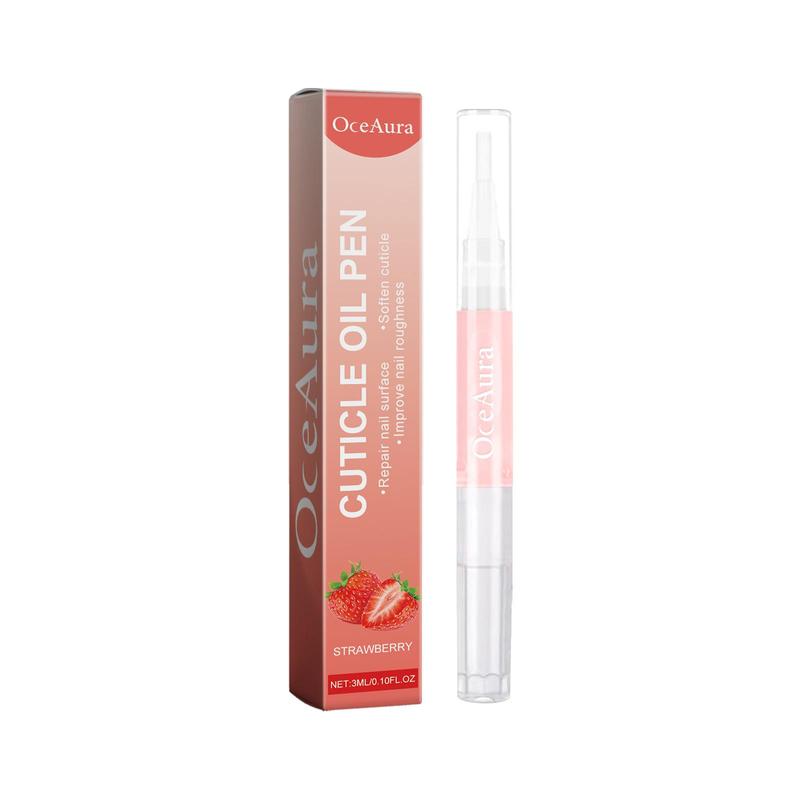 Strawberry Nail Care Oil, Nail Treatment Oil, Nail Strengthening & Nourishing Oil, Manicure Nail Care Product for Women & Girls