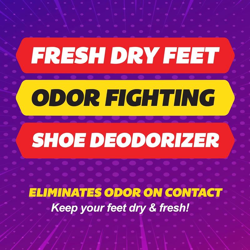 SILKA Odor Fighting Foot Powder & Shoe Deodorizer with Corn Starch Powder, Talc & Cooling Beads - 6 Oz - Footwear, Comfort