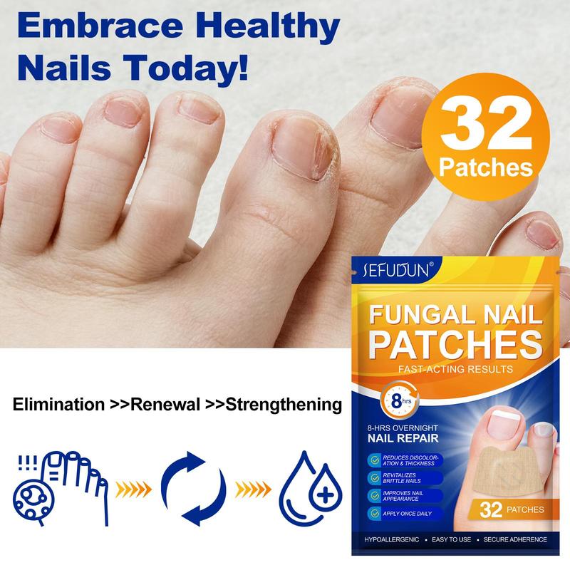 Nourishing Nail Care Patches, 32 Patches Nail Care Patches for Strengthen Nail, Nail Care Products for Women & Girls