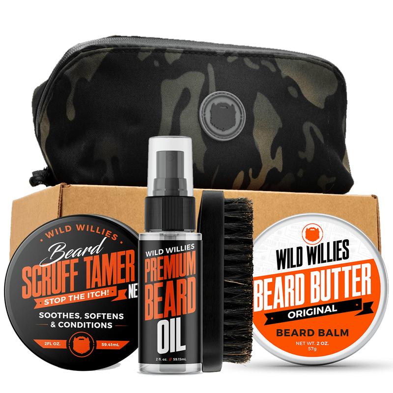 New Beard Starter Kit Hair Care Brush, Moisturizing, Nourishing & Anti-Itch