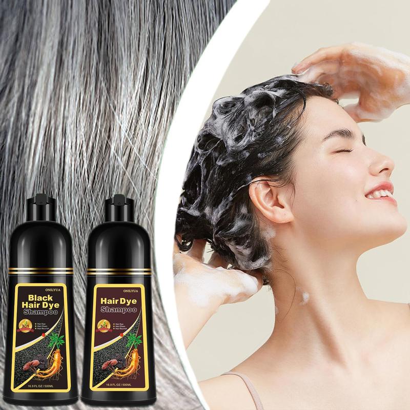 3 in 1 Dye Shampoo for Hair,Permanent Hair Color Shampoo,Silver Gray,White,Various Colors Available,Cover Your Original Hair Color Easily,Gray Hair Coverage Product,Fall Gifts,Unisex Hair Color 500ML Hair Dye Haircare