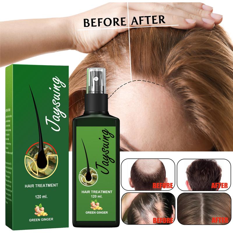 Jaysuing hair growth liquid strengthens hair, nourishes hair roots, grows thick scalp massage nutrient solution Hair growth essence spray, hair growth spray, nourishing ginger spray, hair growth spray, ginger spray Haircare Gentle Oil Plant