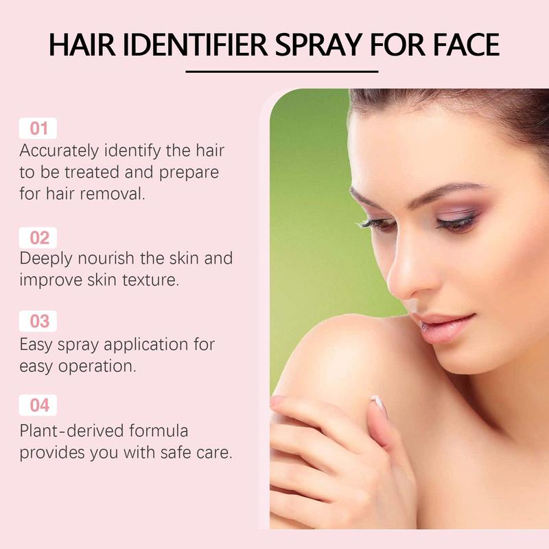 Facial Hair Removal Spray, 2 Counts set Gentle Moisturizing Facial Hair Removal Lotion, Beauty & Personal Care Product for Women