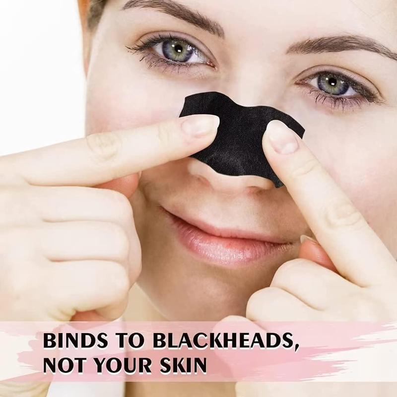 Blackhead pore Patch, deep blackhead removal (70 pieces) Blackhead remover - Deep cleaning carbon strip - Blackhead nose strip - Blackhead remover