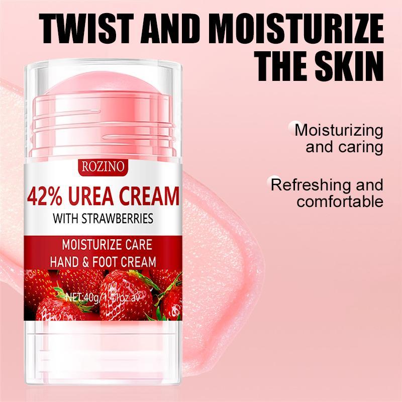 Strawberry Flavored Moisturizing Stick for Dry & Cracked Skin, 1 Count Hand & Foot Care Cream, Personal Care Product for Women & Men