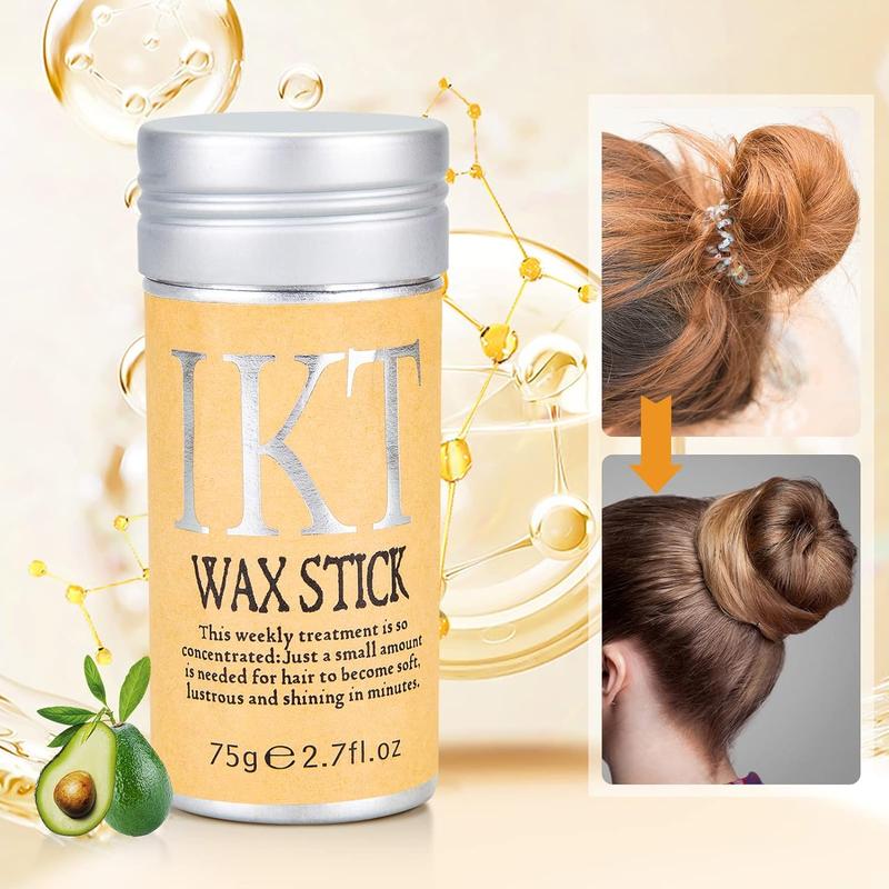 Women Hair Wax Stick For Hair Wigs Hair Slick Stick For Hair Fly Away & Edge Frizz Easy to Absorb & No White Chips & No-Greasy Gel Haircare