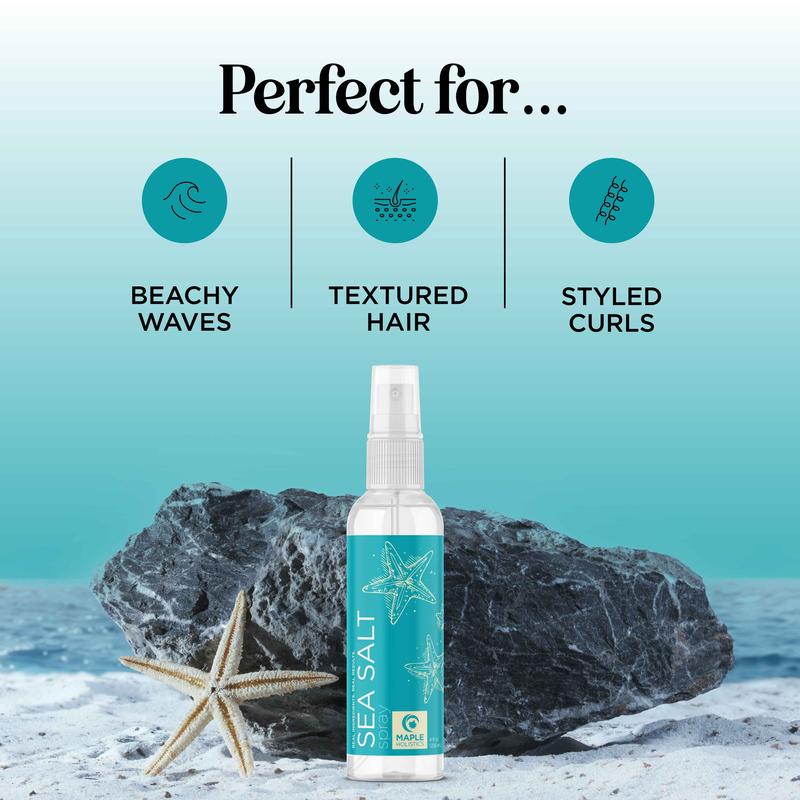 Maple Holistics Sea Salt Spray for Voluminous Hair seasalt hairspray Lightweight Nourishing Haircare