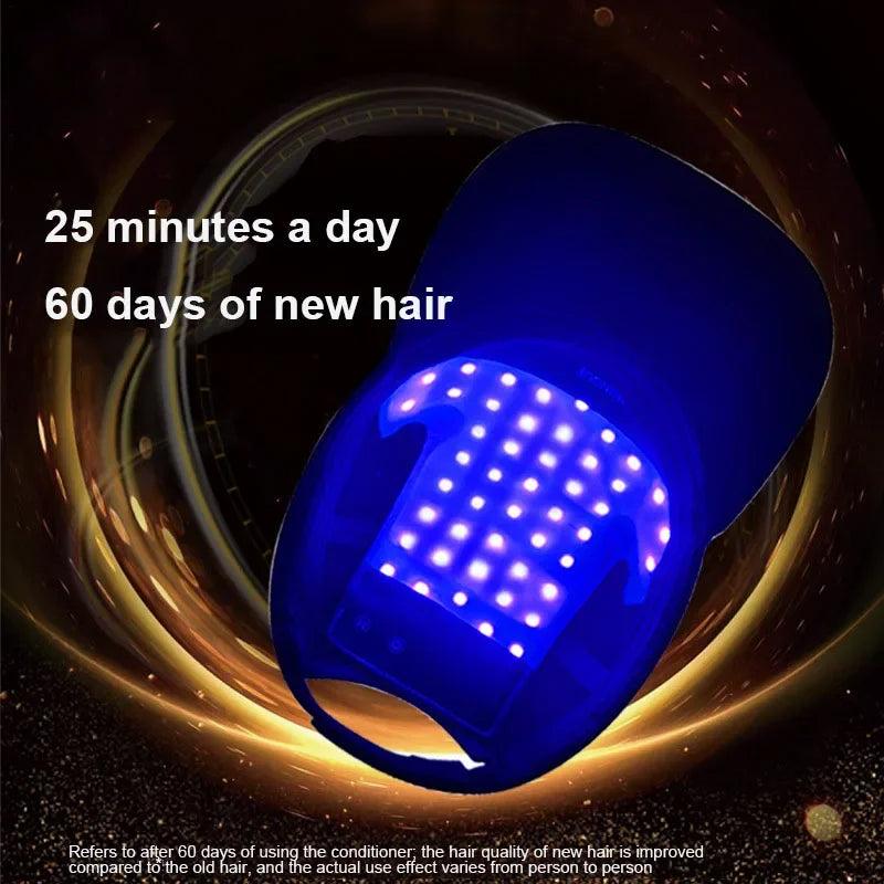 Élysilk RedRestore™ Hair Growth Cap - Red & Infrared Light Therapy Device for Hair Loss Treatment with USB Charging