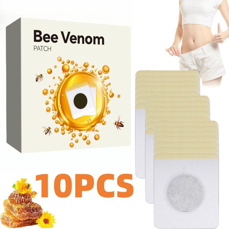 Bee Venom Patch, Belly Button Cleansing Patch, Daily Belly Button & Abdomen Cleansing Patch, Manual Massage Tool for All Skin Types