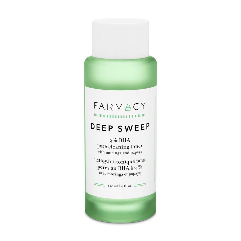 Farmacy Deep Sweep 2% BHA Toner for Face - Pore Cleaner and Facial Exfoliator - Salicylic Acid Face Toner - 120ml