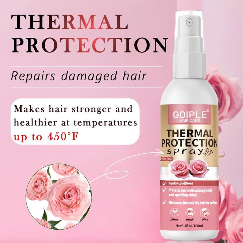 Heat Protective Spray Set, 2 Counts set Moisturizing & Smoothing Hair Spray, Hair Care & Styling Product for Women & Men