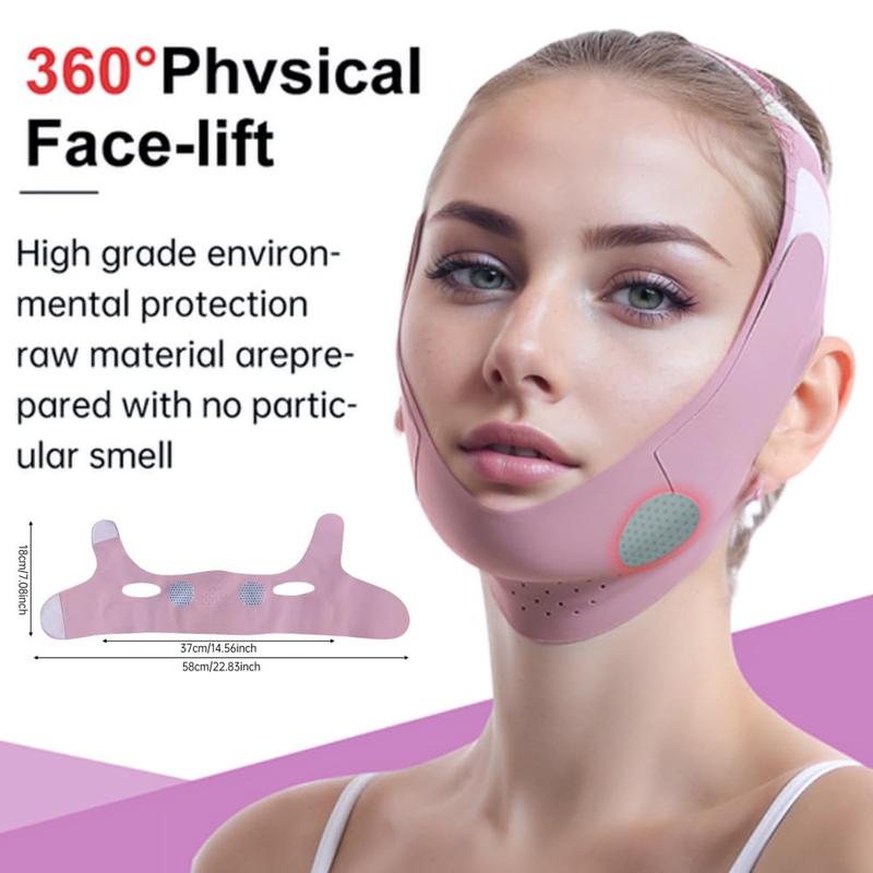 Graphene V-Line Mask, Chin Up Mask V Shaped Face Mask Jaw Exerciser Skincare Comfort Facial Adjustable Tightening-Thanksgiving gift