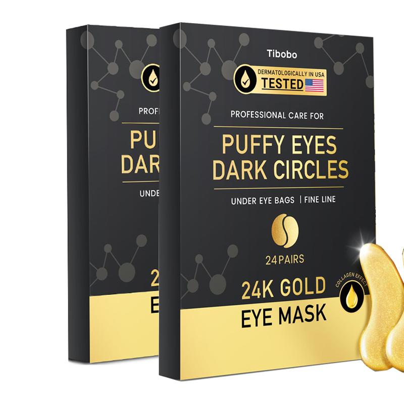 24k Gold  Golden Under Eye 72 Pair Moisture Patches Comfort Hydrating , Moisturizing Eye Masks , Eliminate Dark Circles and Puffy Eyes