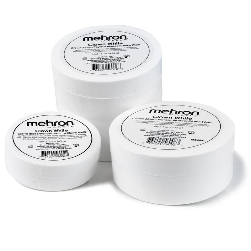 Mehron Clown White Professional Face and Body Makeup