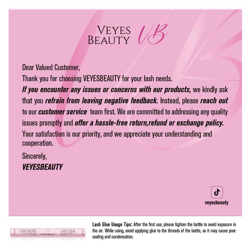 Veyesbeauty Dreamy 10mm-18mm Cluster Lash Single Length Refill & Replacement OptionFor Mixed Length Invisible Band Lashes Eyelashes Newbie's Five-Second Volume Wispy Soft Comfortable Mini Tray Makeup Cosmetic for Self Application at Home