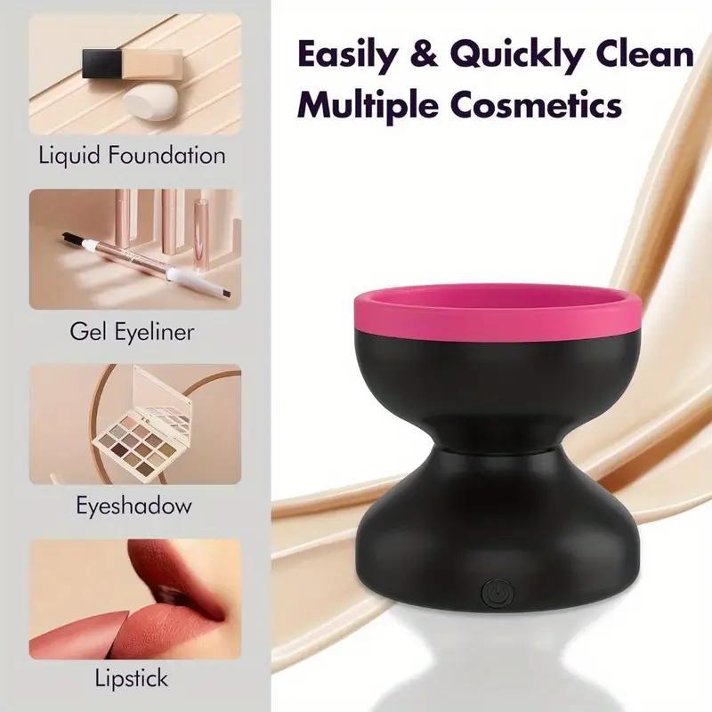 Electric Makeup Brush Cleaner, Automatic Makeup Brush Cleaning Machine, Makeup Brush Cleaning Tool, Makeup Tool for Women