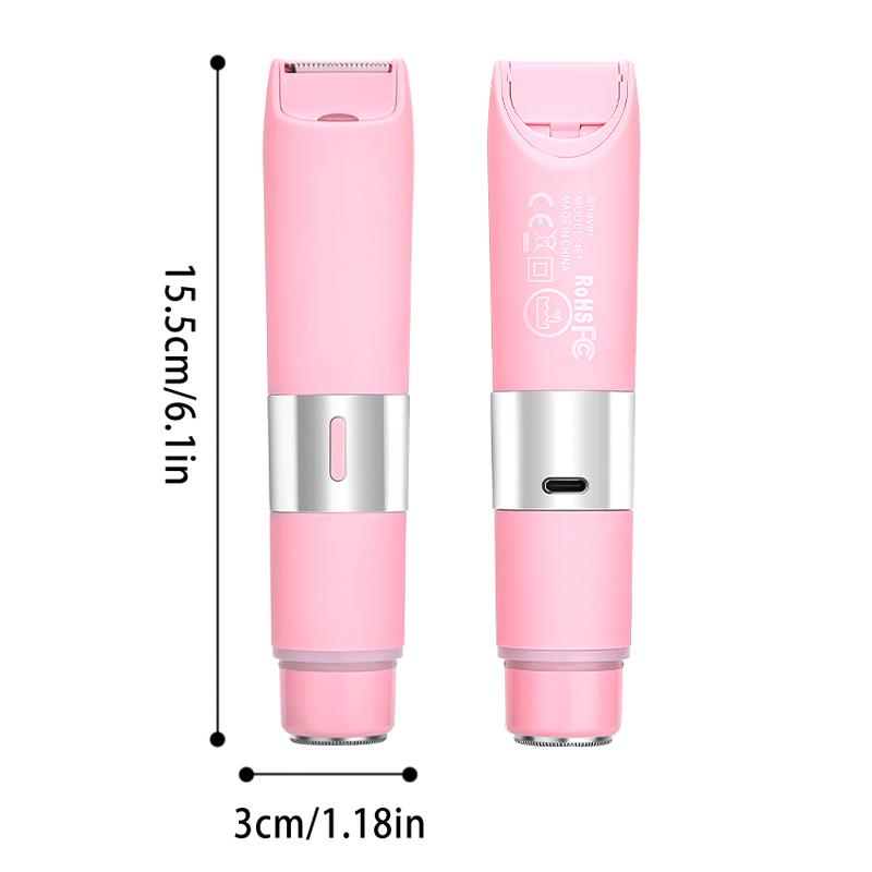 Suttik 2 in 1 Ladies Trimmer,  Remove lip hair with ease，Hair removal, electric body and Private parts trimmer, cordless pubic hair trimmer