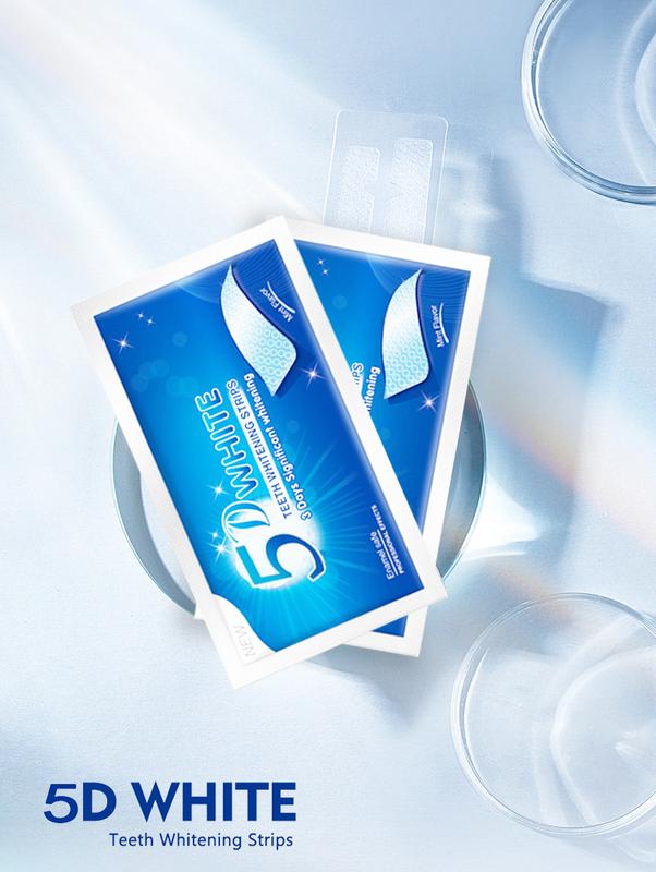 Whitening Strips - 16 Treatments with - Professional & Express Enamel-Safe Strips for vie beaut  wh