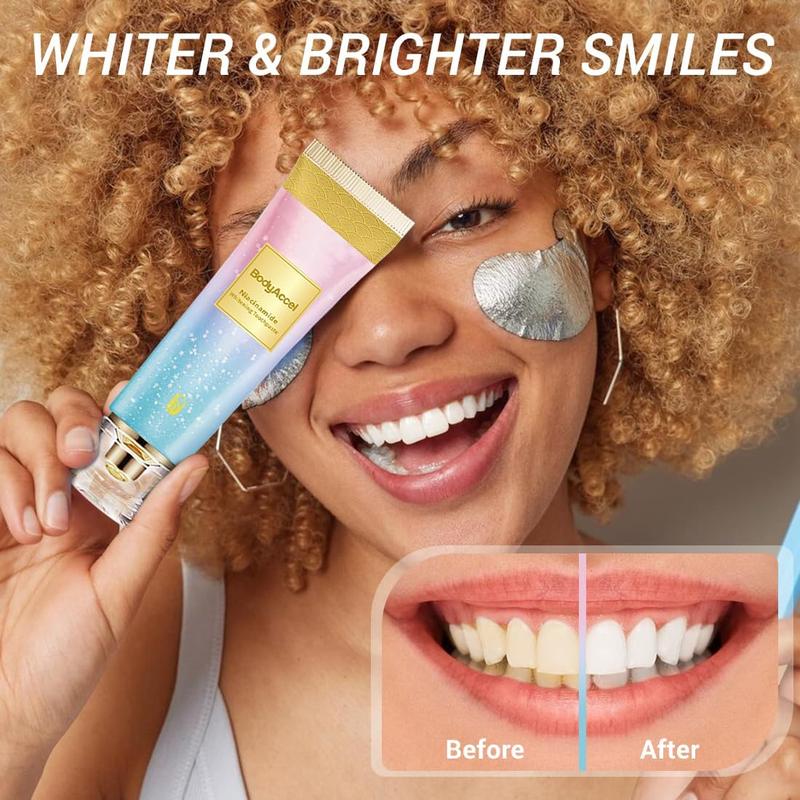 Bodyaccel Toothpaste, Probiotic Toothpaste, Oral Care Brighten Whiten Toothpaste for Adults, Clean Toothpastes for Cleansing Teeth, Healthy Product