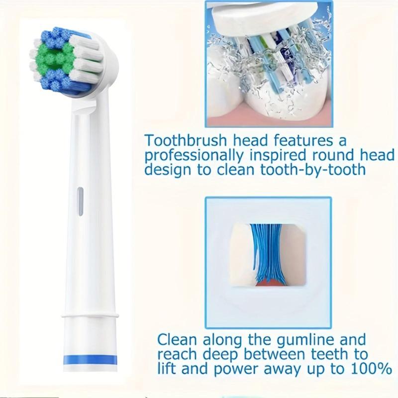 Rechargeable Electric Toothbrush Set, 1 Electric Toothbrush & 8 Replacement Brush Heads & 1 Travel Case, Oral Care Product, Sonic Rotating Electric Toothbrush for Men & Women Teeth Brightening, Halloween Christmas Gift, Fall Essentials, Ideal Winter Gift