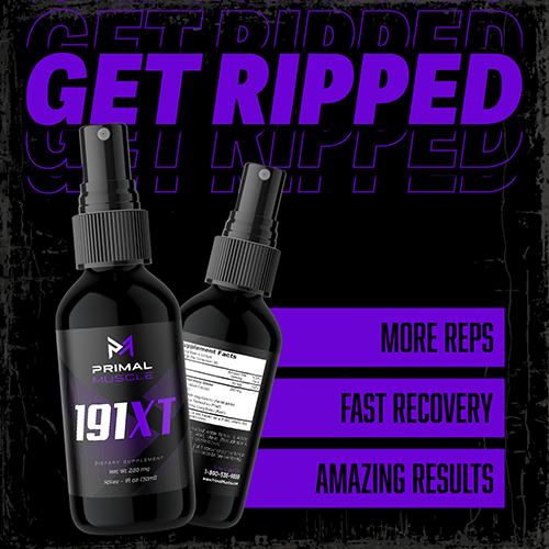 [Primal Muscle] 191XT Performance and Recovery Formula | Oral Spray Designed To Maximize Gains, And Help You Recover Lighting Fast From Workouts (Fitness, Health, Energy Supplement)