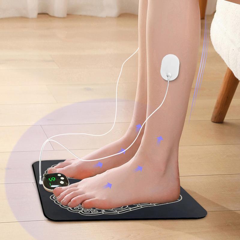 Foot Massager Mat -Foot Massager Pad for with 8 Modes, 19 Levels without Remote and Use off Socks