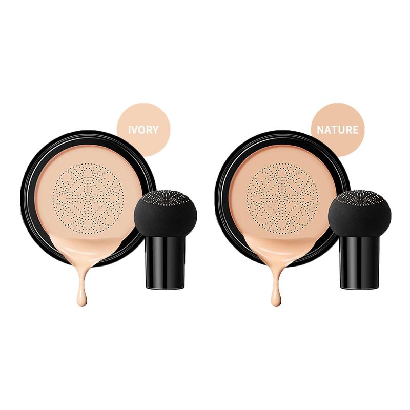 Mushroom Head Air Cushion CC Cream, Long Lasting Moisturizing Makeup Foundation, Full Coverage Flawless Makeup Base Primer