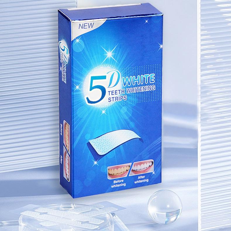 Whitening Strips - 16 Treatments with - Professional & Express Enamel-Safe Strips for vie beaut  wh