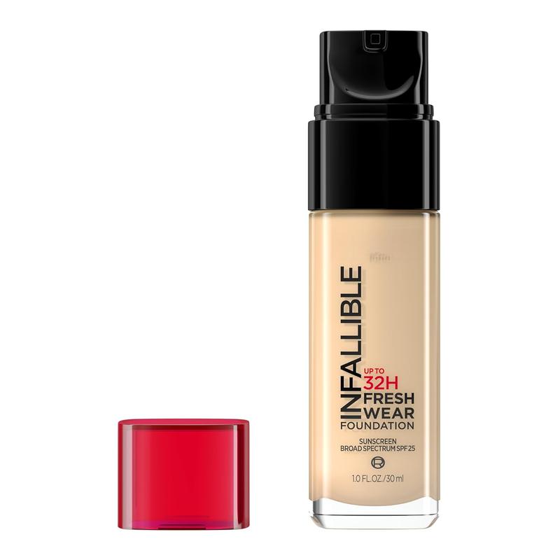 Makeup Infallible Up to 32 Hour Fresh Wear Lightweight Foundation, 420 True Beige, 1 Fl Oz, Packaging May Vary