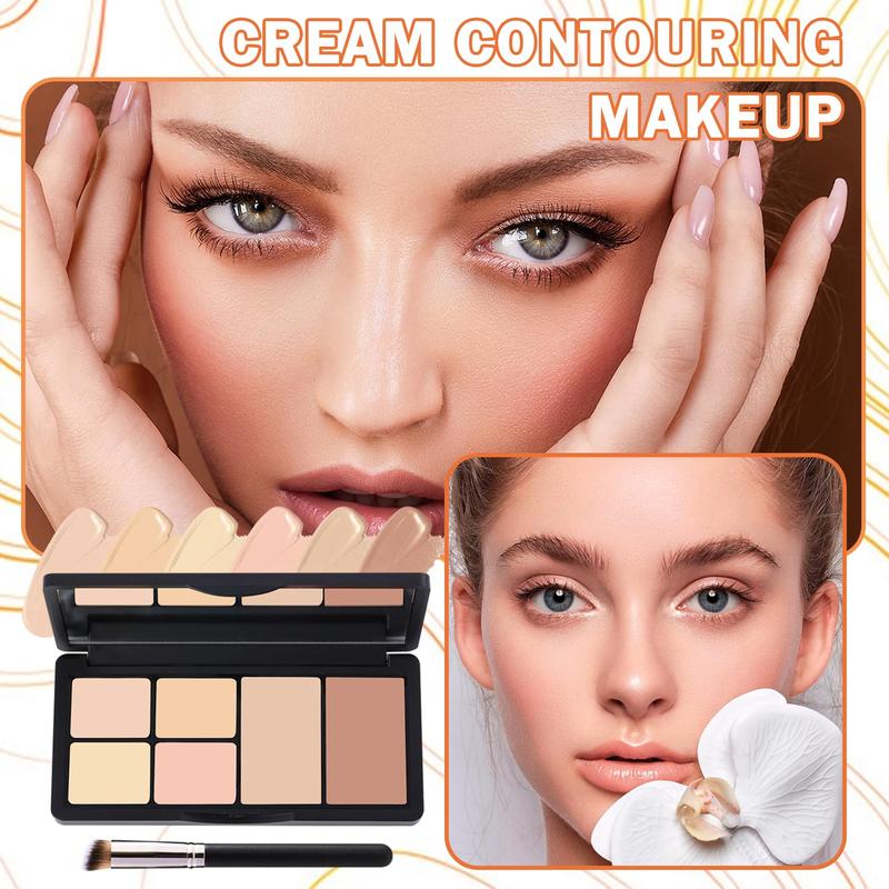 Cosmetic 6-Color Concealer Palette (02#) - Conceal Flaws Instantly!