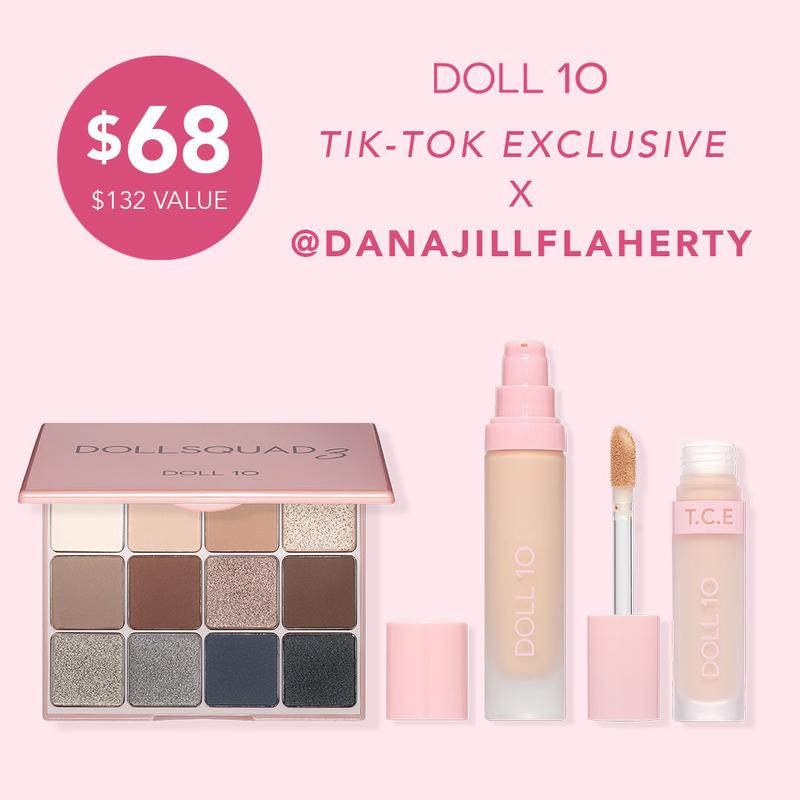 Dana's Ultimate Trifecta: TCE Foundation, TCE Concealer, & Doll Squad 3 Palette Bundle