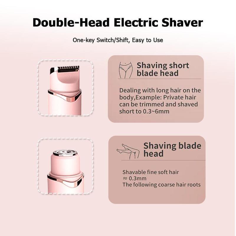 Electric Hair Removal Instrument, 1 Box Waterproof Electric Lady Body Shaver with Led Display, Multifunctional Hair Trimmer for Women