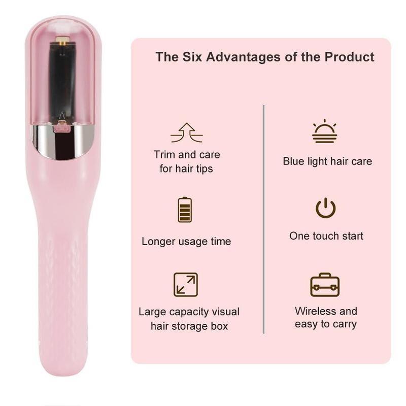 2 in 1 Hair Trimmer, 1 Box Portable Cordless Hair Split End Trimmer with Accessories, Professional Hair Trimmer for Home & Travel, Personal Care Appliances, Trimmer Set, Christmas Gift