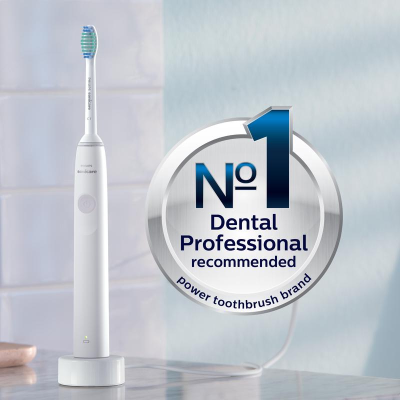 Philips Sonicare 1100 Power Toothbrush, Rechargeable Electric Toothbrush, White Grey HX3641 02 Daily Oral Cleansing