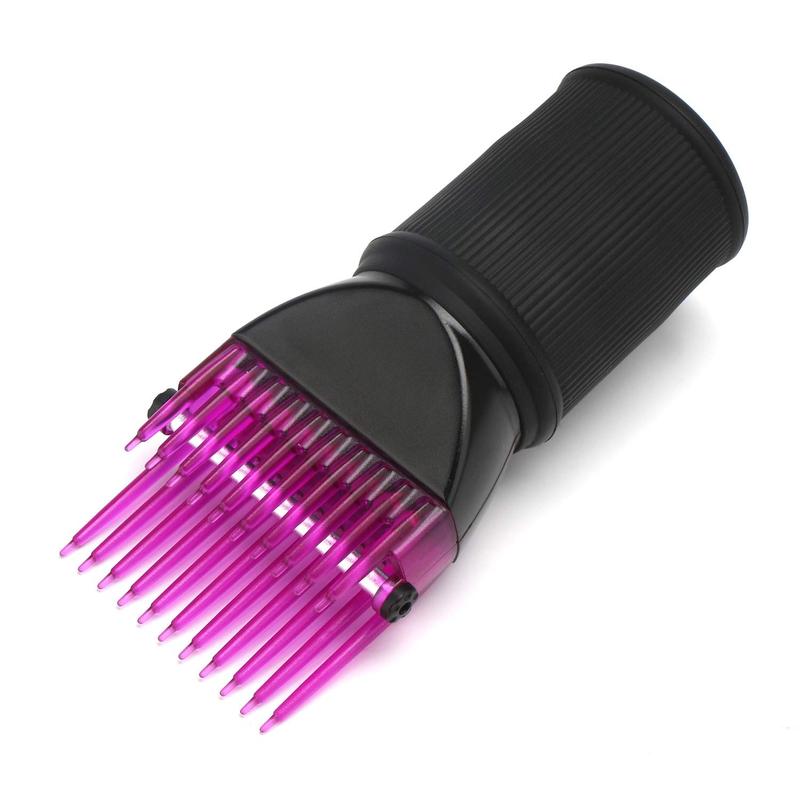 Blower Dryer Comb Attachment, Hair Dryer Concentrator with Brush Attachments for 1.57-1.97