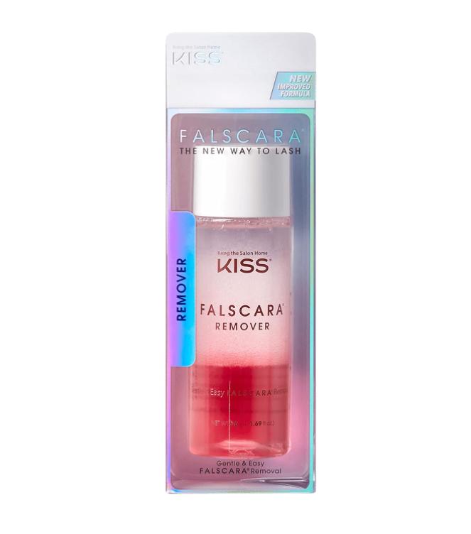 KISS Falscara Remover for Lash Adhesive, Makeup, and False Eyelash Wisps, Rosewater Infused Gentle Nourishing Formula, Includes 1 Bottle of Lash Remover, Net Wt. 50 ml (1.69 fl. oz.)