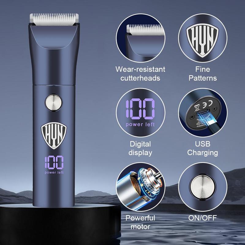 5-in-1 Cordless Grooming Kit, Waterproof USB Rechargeable Beard Trimmer For Men, Body Mustache Nose Hair Groomer Precision Trimmer, Gift For Christmas & Fall, Winter Gift