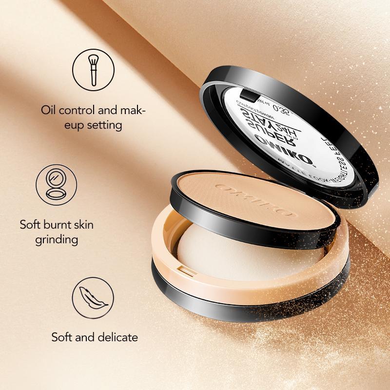 Long Lasting Oil Control Pressed Powder, 1 Count Matte Finish Makeup Setting Powder, Face Makeup Accessories for Women & Girls