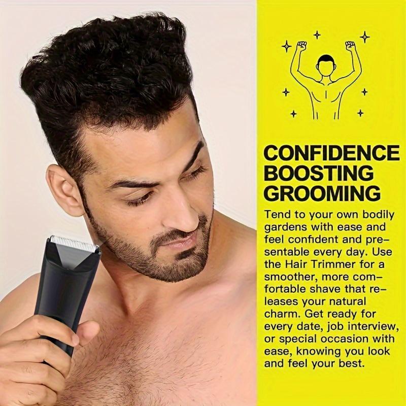 Electric Hair Trimmer Kit, 1 Set Rechargeable Comfort Hair Clipper with Limited Comb & Charging Cable & Cleaning Brush, Trimmer Set, Great Gift Idea for Men