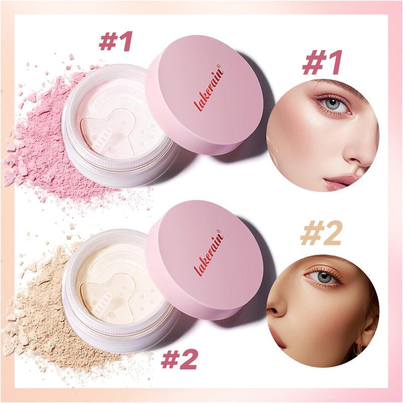 Long Lasting Matte Finish Makeup Setting Powder, 2 Counts set Oil Control Makeup Setting Powder, Face Makeup Products for Women & Girls