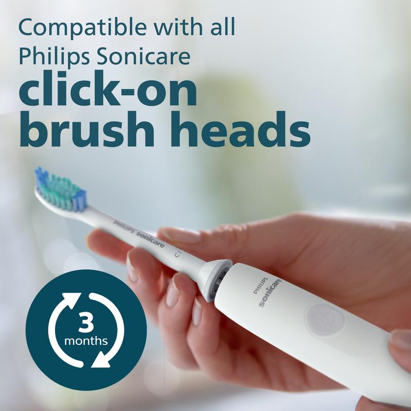 Philips Sonicare 1100 Power Toothbrush, Rechargeable Electric Toothbrush, White Grey HX3641 02 Daily Oral Cleansing