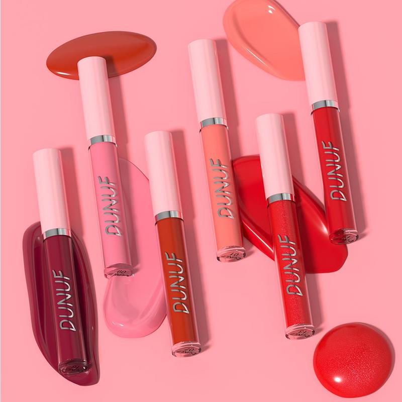 Long-lasting Lip Gloss, 1 Count Moisturizing Non-stick Cup Waterproof Lip Glaze, Suitable for Various Occasions, Parties, Everyday Makeup