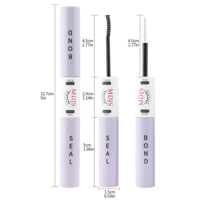 2 in 1 Eyelash Bonding & Clear Seal, 1 Count Waterproof & Quick Drying Eyelash Extensions Glue, Eye Makeup Tool for Women