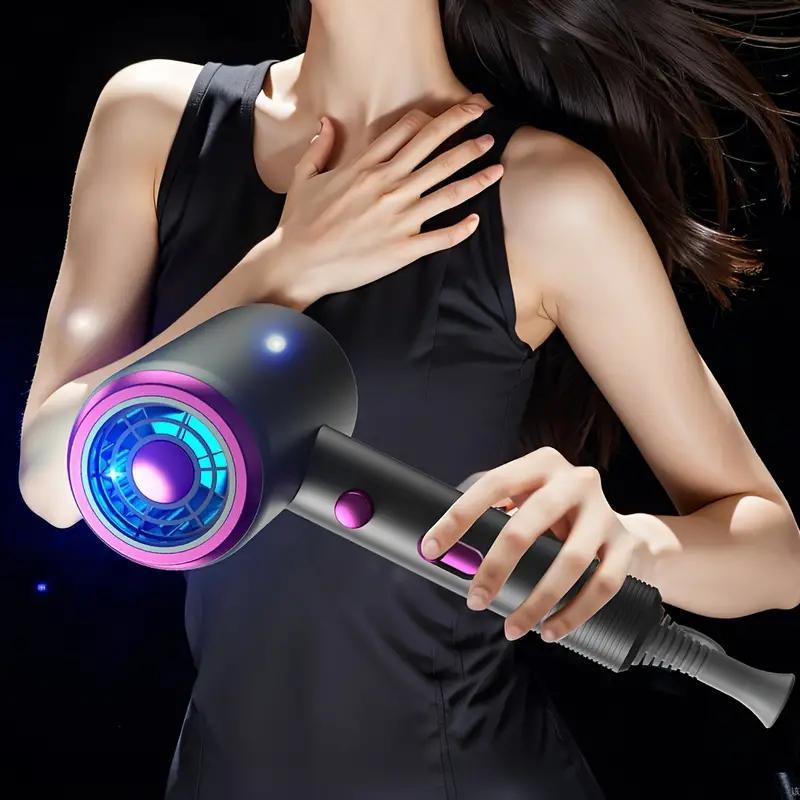 Professional Hair Dryer with Accessories, 1 Set Fast Drying Blow Dryer with 2 Speeds & 3 Heating Modes & Cooling Buttons, Hair Styling Tool for Salon & Home Use, Personal Care Appliances