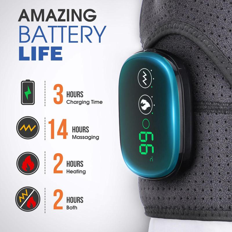 Comfort USB Charging Heating Shoulder Pad, Portable Knee & Elbow Massager, Muscle Relaxation Massage Tool for Shoulder, Shoulder Warmers, Summer Gift, Massage Machine