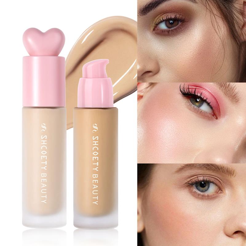 SHCOETY Liquid Foundation Matte Concealer for A Long Duration Makeup and Pore Stealer Foundation Cosmetic