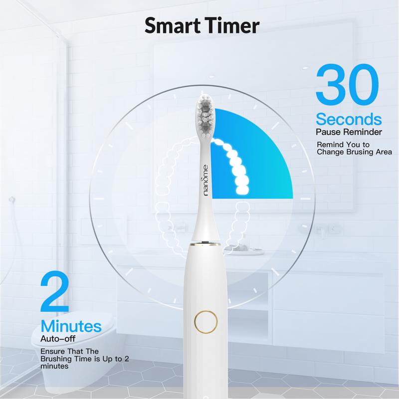 Sonic Toothbrush with 3 Intensity Levels & 5 Modes, One Charge for 200 Days, Rechargeable Electric Toothbrush with 12 Toothbrush Heads & 40,000 VPM Deep Clean(Black) electrical toothbrush Waterproof Daily rechargeable toothbrush